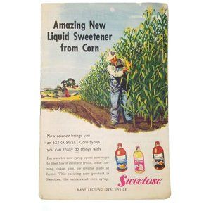 Vintage 1940s Sweetose Corn Syrup Recipe Booklet